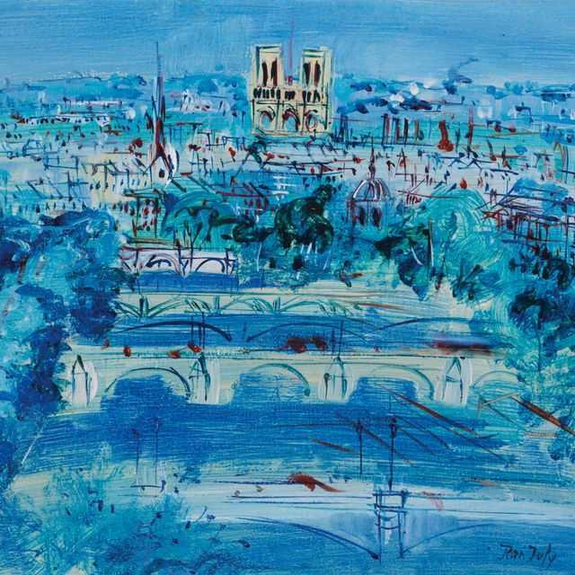Jean Dufy — Париж, набережная Сены
