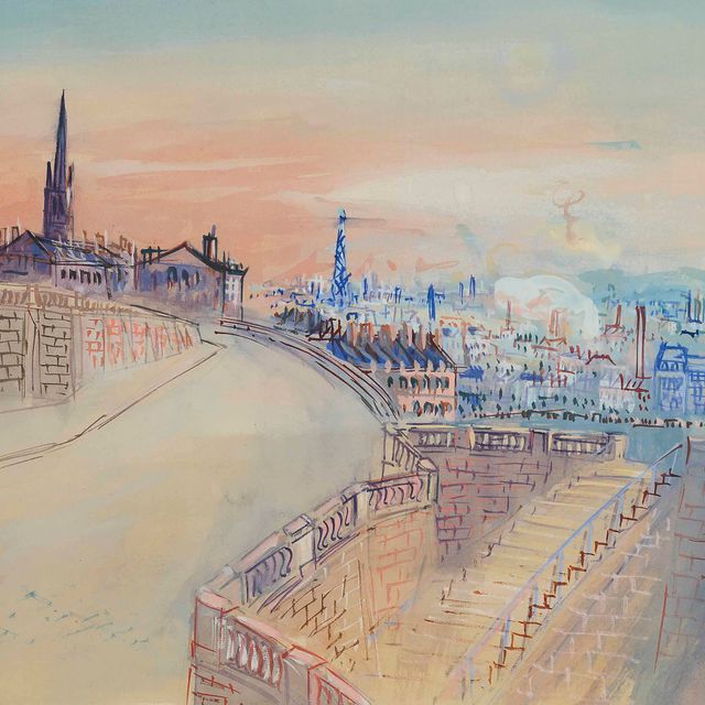 Jean Dufy — Вьюга Парижа