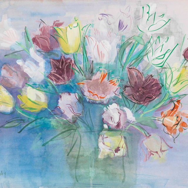Jean Dufy — Букет тюльпанов