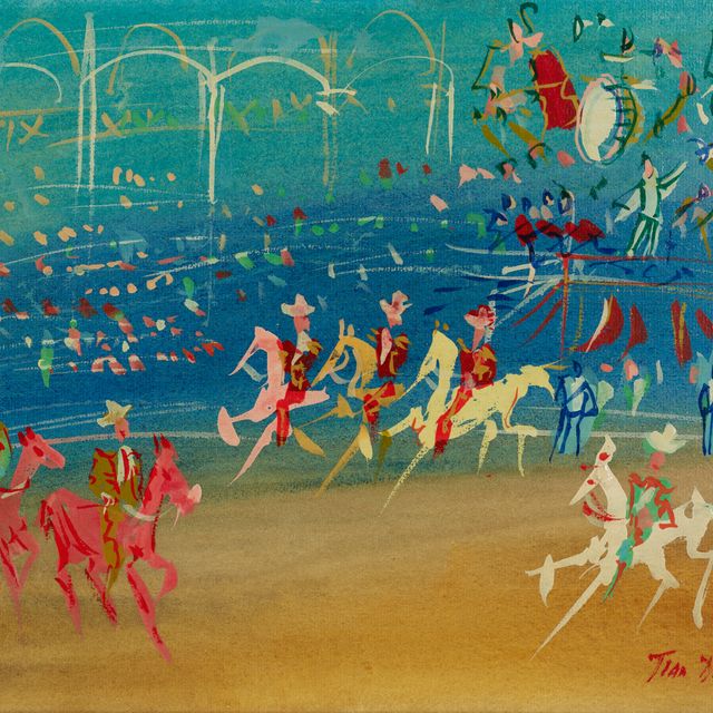 Jean Dufy — Мексиканский парад