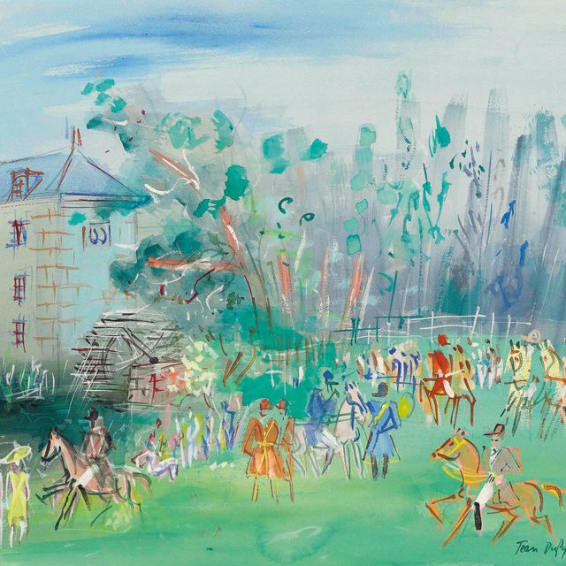 Jean Dufy — Дорога в Прейи-сюр-Клэаз