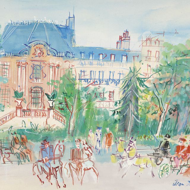 Jean Dufy — Коляски и кавалеры
