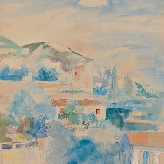 Jean Dufy — Лазурный берег пре-де-Вильфранш-сюр-Мер
