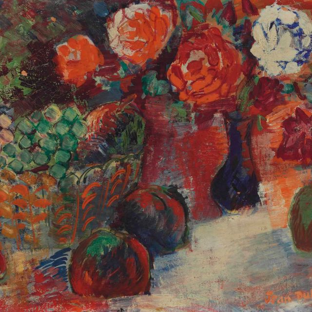 Jean Dufy — Природа - это мир фруктов и букет цветов