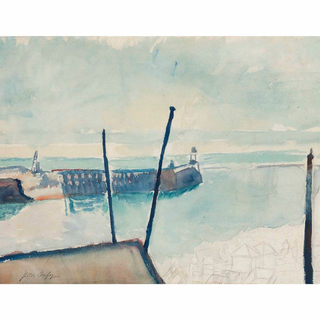 Jean Dufy — Ле-Фар, вход в Порт