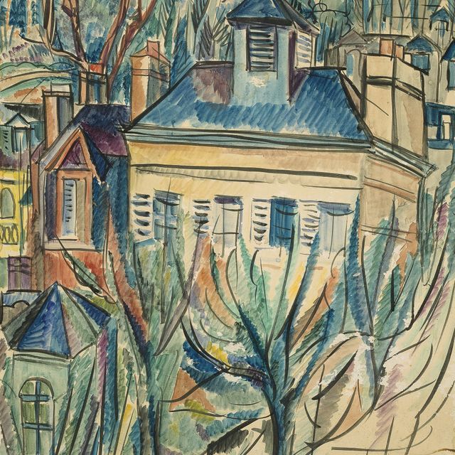 Jean Dufy — Деревенские дома