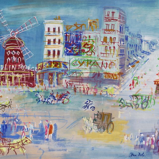 Jean Dufy — Ле Мулен-Руж