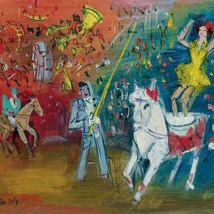 Jean Dufy — Эскулап с панно
