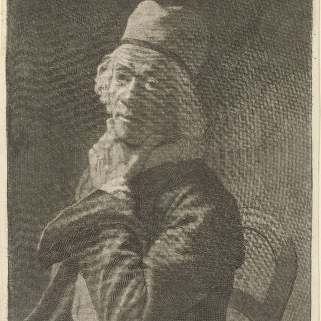 Jean Etienne Liotard — Маленький автопортрет (т. 9; Р., л. 523)