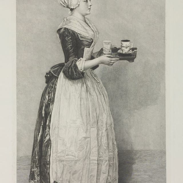 Jean Etienne Liotard — Шоколадница (ср. р. 130)