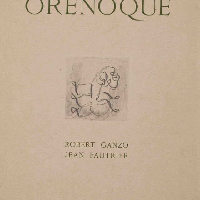 Jean Fautrier — Оринок, поэма Роберта Ганзо (Мейсон, 63-73)