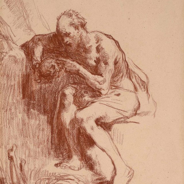 Jean Francois Millet — Святой Жером Пенитент