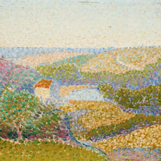 Jean Metzinger — Пейсаж, дом румян