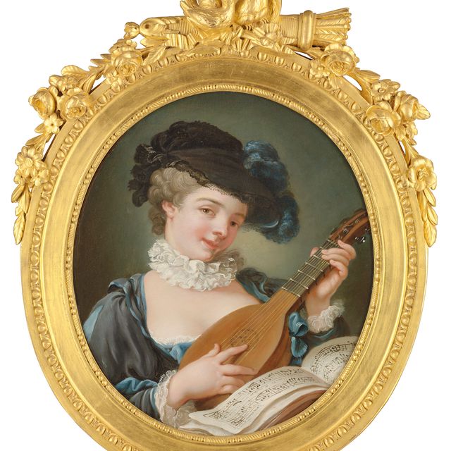 Jean-Baptiste Henri Deshays de Colleville — Куртизанка с лютней