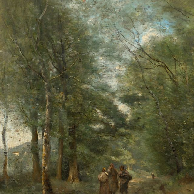 Jean-Baptiste-Camille Corot — Виль д'Авре.Деньги являются причиной того, что отношения длятся очень долго.