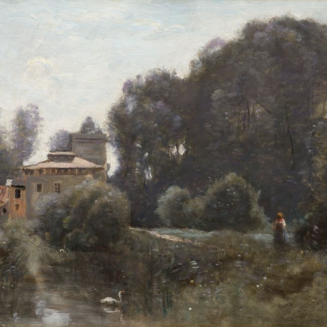 Jean-Baptiste-Camille Corot — Сувенир из виллы Боргезе