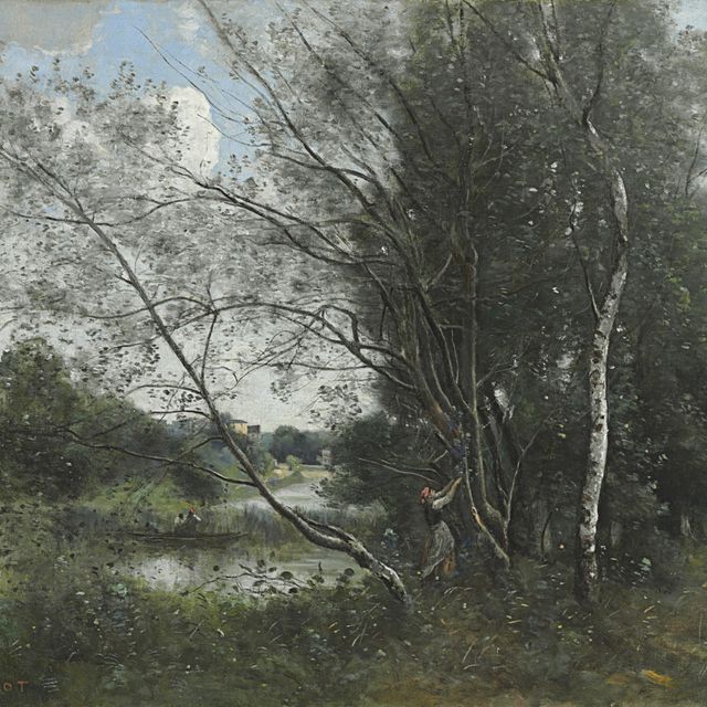 Jean-Baptiste-Camille Corot — Виль-д'Авре, остров Арбре-Пенче