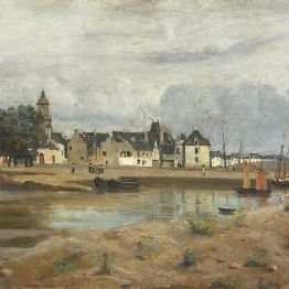 Jean-Baptiste-Camille Corot — Морской порт Бретани
