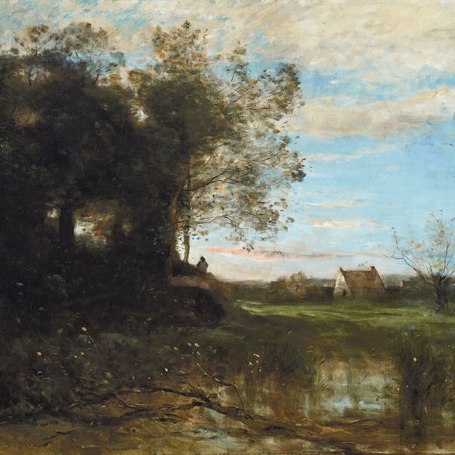 Jean-Baptiste-Camille Corot — Сувенир из дюн Дюнкерка