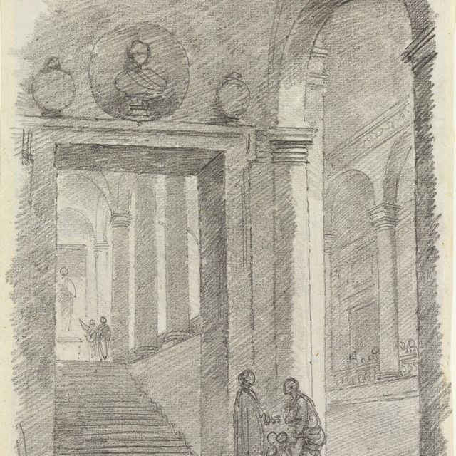 Jean-Honoré Fragonard — Интерьер Палаццо Марчеллино Дураццо, Генуя