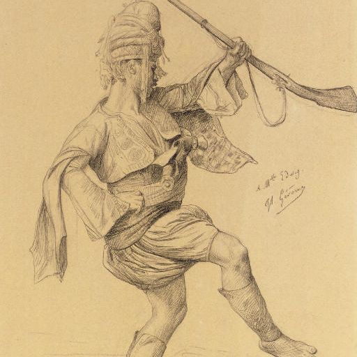 Jean-Leon Gerome — Танцующий Башибузук