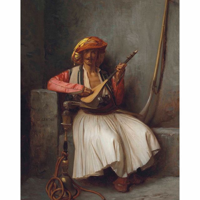 Jean-Leon Gerome — Игрок на мандолине