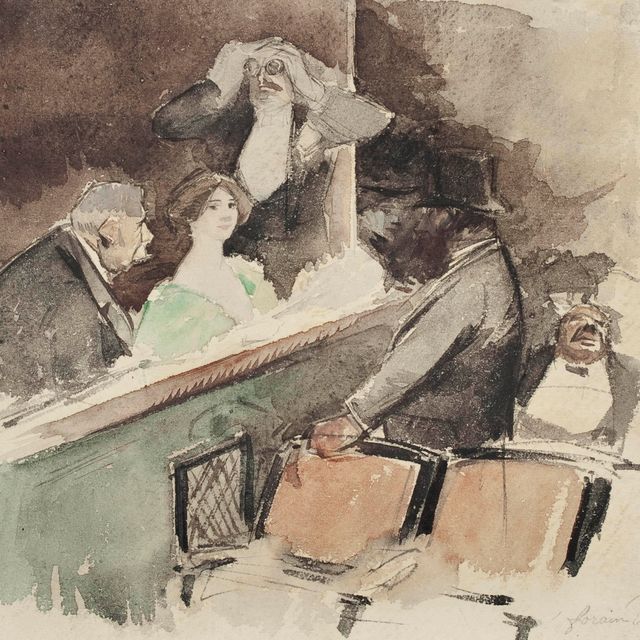 Jean-Louis Forain — В театре, на сцене