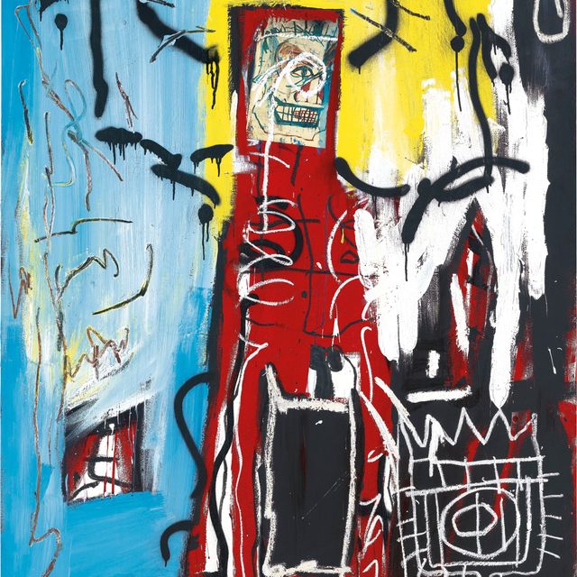Jean-Michel Basquiat — Без названия (Одноглазый человек или Ксероксное лицо)