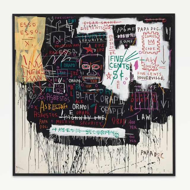 Jean-Michel Basquiat — Охрана музея (катастрофа на Бродвее)