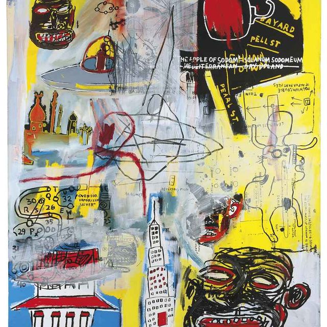 Jean-Michel Basquiat — Свинцовая пластина с отверстием