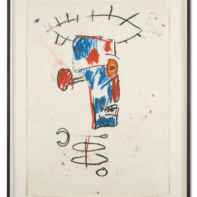 Jean-Michel Basquiat — Портрет Кита Харинга