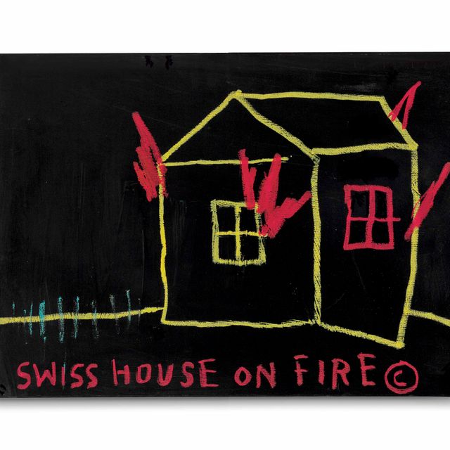 Jean-Michel Basquiat — Швейцарский дом в огне