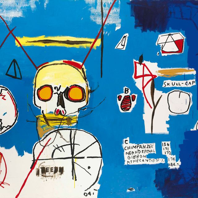 Jean-Michel Basquiat — Без названия (Череп В)