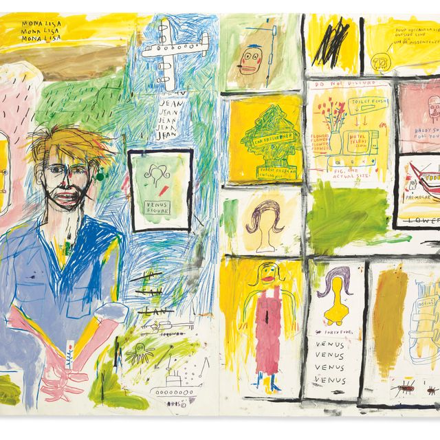 Jean-Michel Basquiat — Портрет Жана Каллины