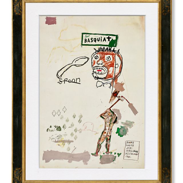 Jean-Michel Basquiat — Без названия (Ложка)