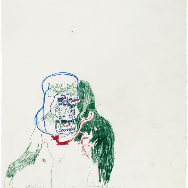 Jean-Michel Basquiat — Без названия (обезьяна)