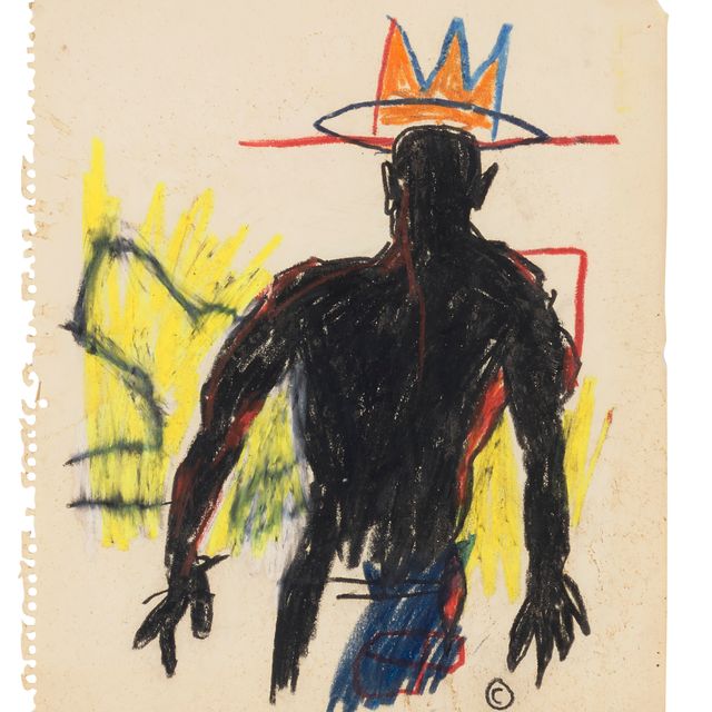 Jean-Michel Basquiat — Без названия (Человек в короне)
