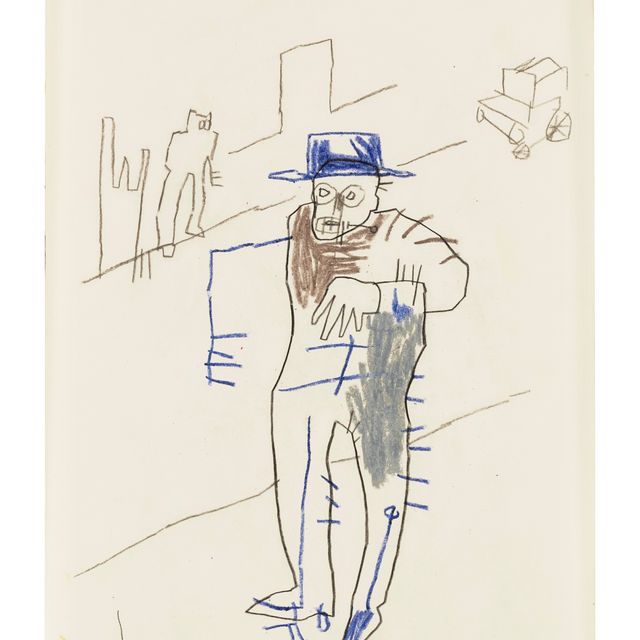 Jean-Michel Basquiat — Без названия (Человек на улице)