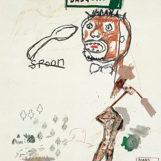 Jean-Michel Basquiat — Без названия (Ложка)