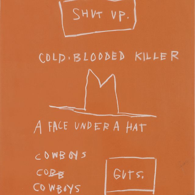Jean-Michel Basquiat — Без названия (Хладнокровный убийца)