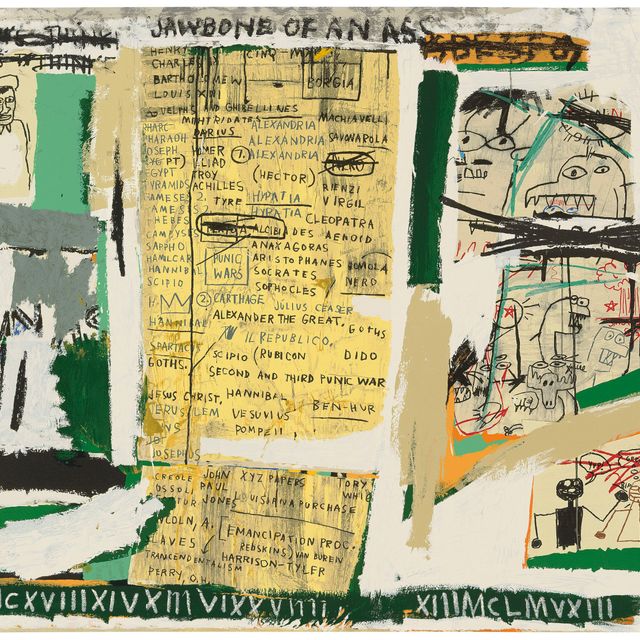 Jean-Michel Basquiat — Ослиная челюсть