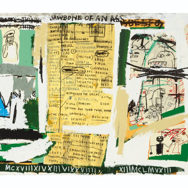 Jean-Michel Basquiat — Ослиная челюсть