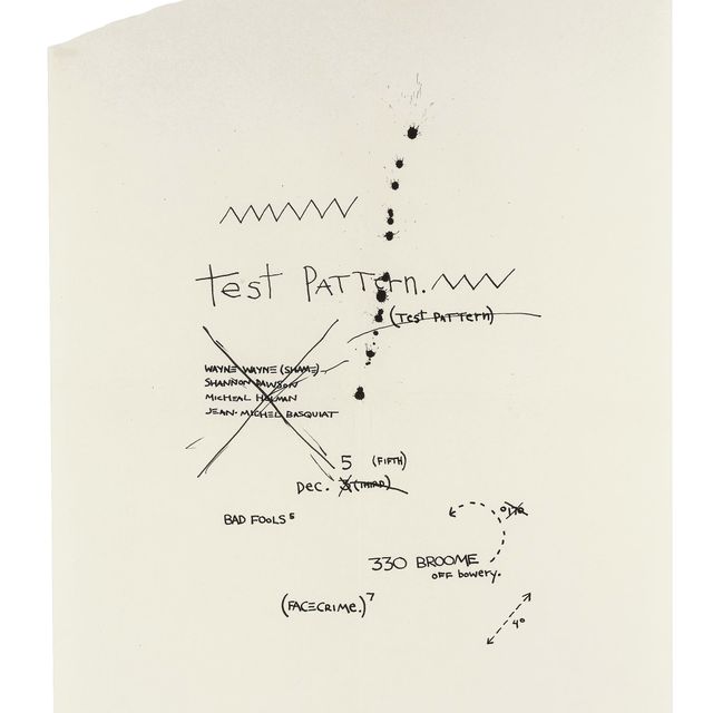 Jean-Michel Basquiat — Тестовый образец