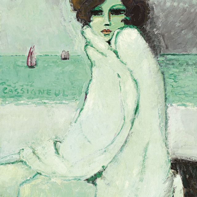 Jean-Pierre Cassigneul — Женщина в белом пеньюаре
