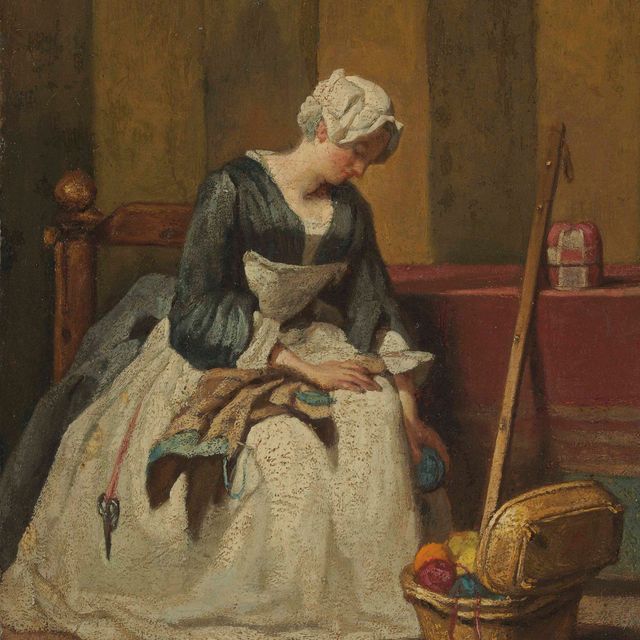 Jean-Siméon Chardin — Вышивальщица