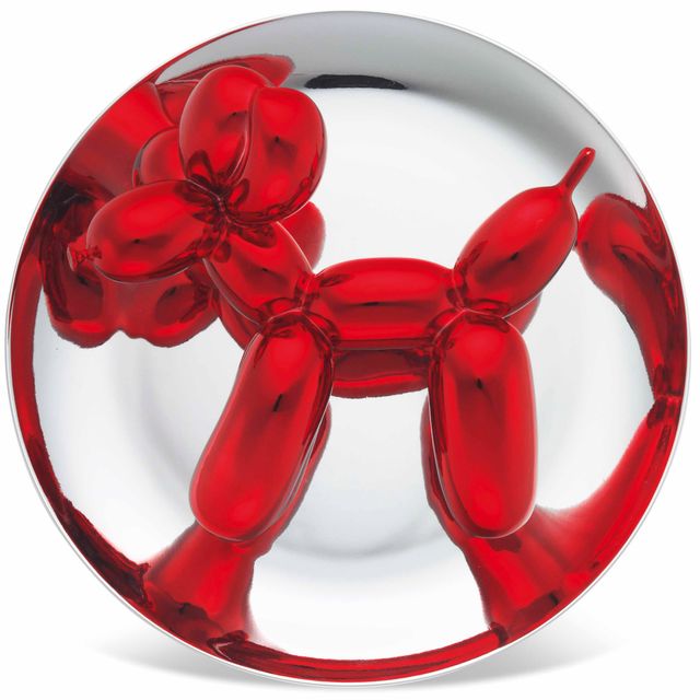 Jeff Koons — Собака на воздушном шаре (красная)
