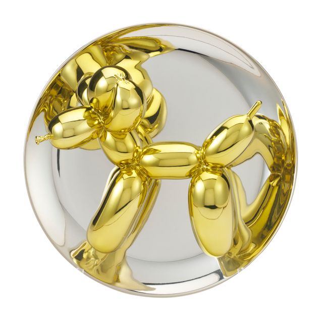 Jeff Koons — Собака на воздушном шаре (желтая)