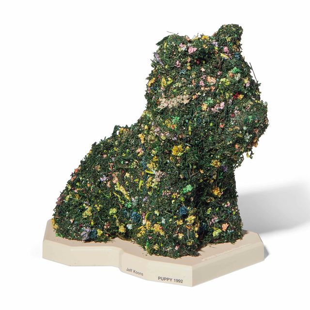 Jeff Koons — Хечо - щенок Мано - Флауэр