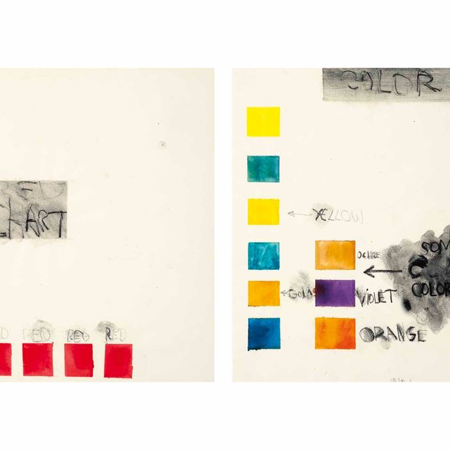 Jim Dine — ТАБЛИЦЫ ЦВЕТОВ