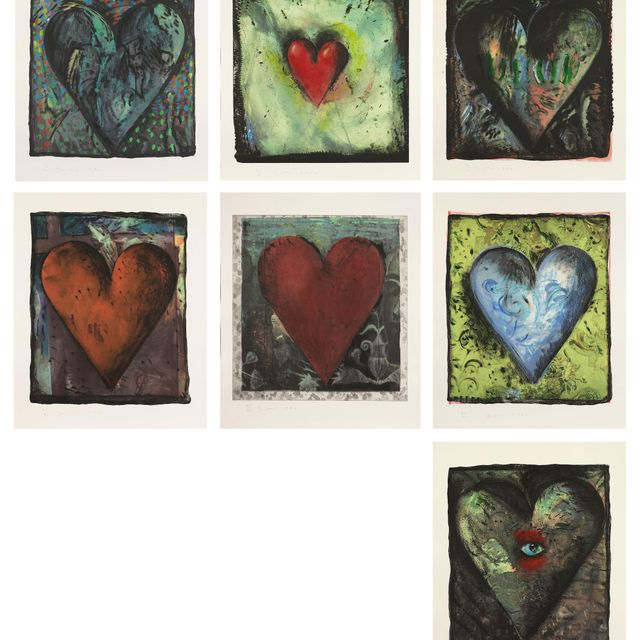 Jim Dine — Венские сердечки ручной работы (C. 34.1-7)